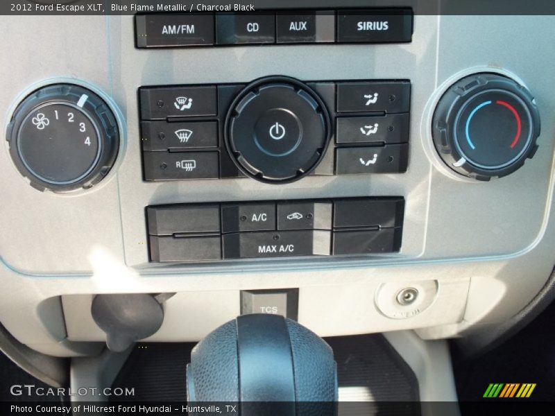 Blue Flame Metallic / Charcoal Black 2012 Ford Escape XLT