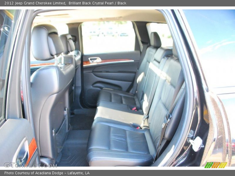 Brilliant Black Crystal Pearl / Black 2012 Jeep Grand Cherokee Limited