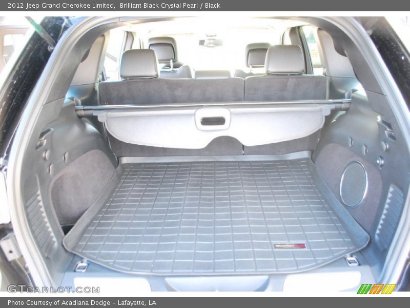 Brilliant Black Crystal Pearl / Black 2012 Jeep Grand Cherokee Limited