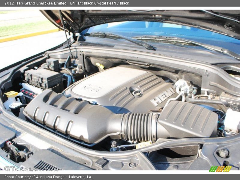 Brilliant Black Crystal Pearl / Black 2012 Jeep Grand Cherokee Limited