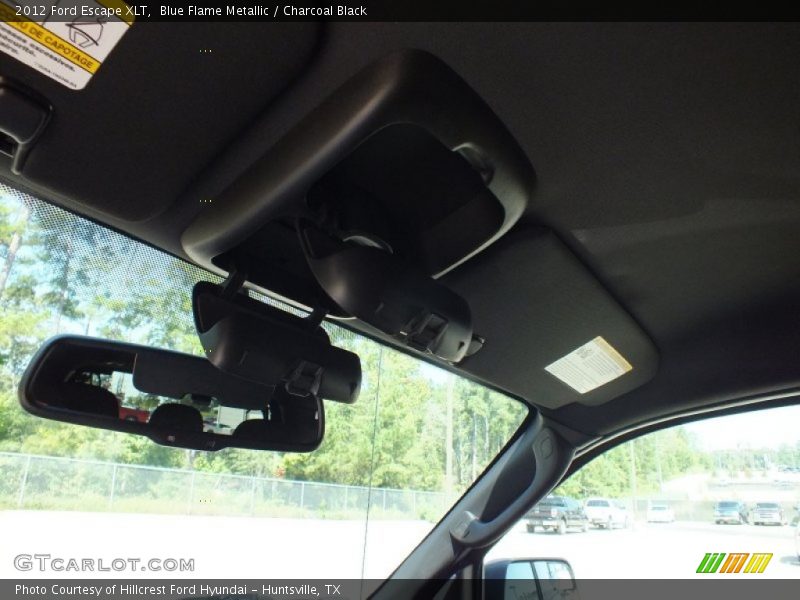 Blue Flame Metallic / Charcoal Black 2012 Ford Escape XLT