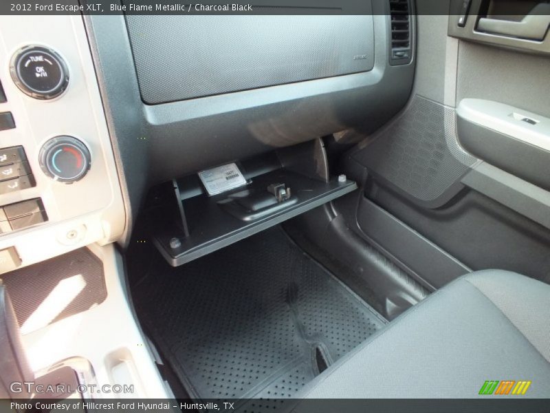 Blue Flame Metallic / Charcoal Black 2012 Ford Escape XLT