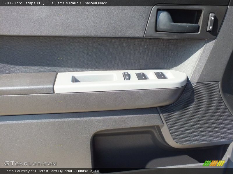Blue Flame Metallic / Charcoal Black 2012 Ford Escape XLT