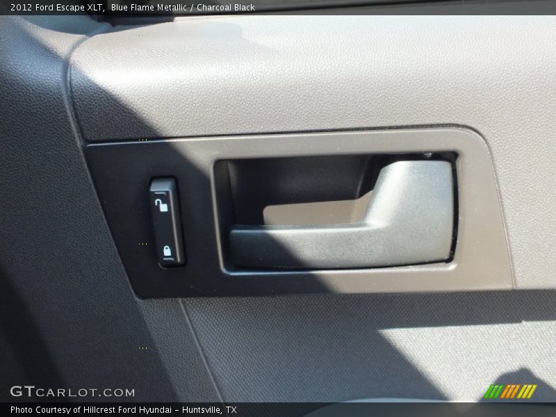Blue Flame Metallic / Charcoal Black 2012 Ford Escape XLT