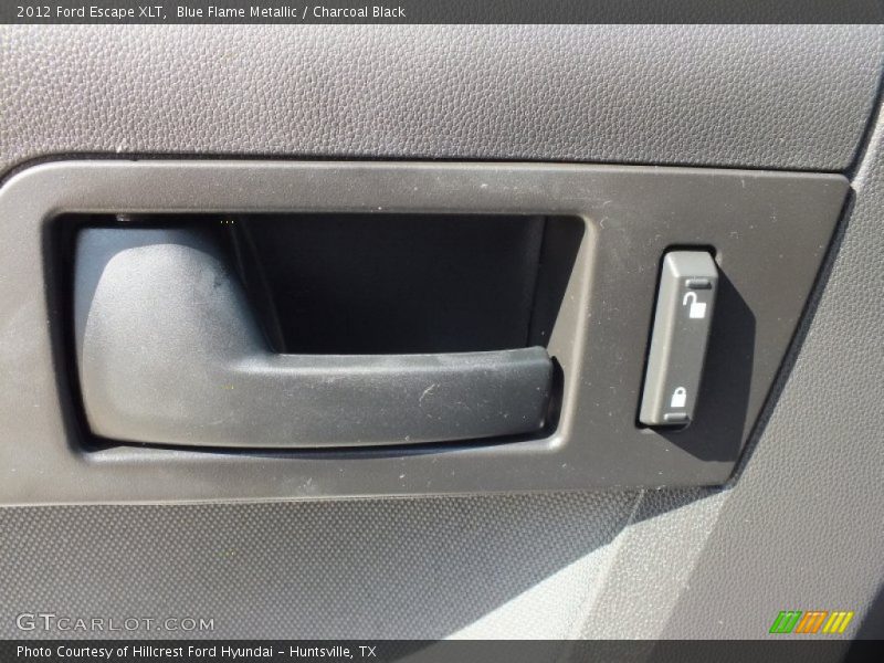 Blue Flame Metallic / Charcoal Black 2012 Ford Escape XLT