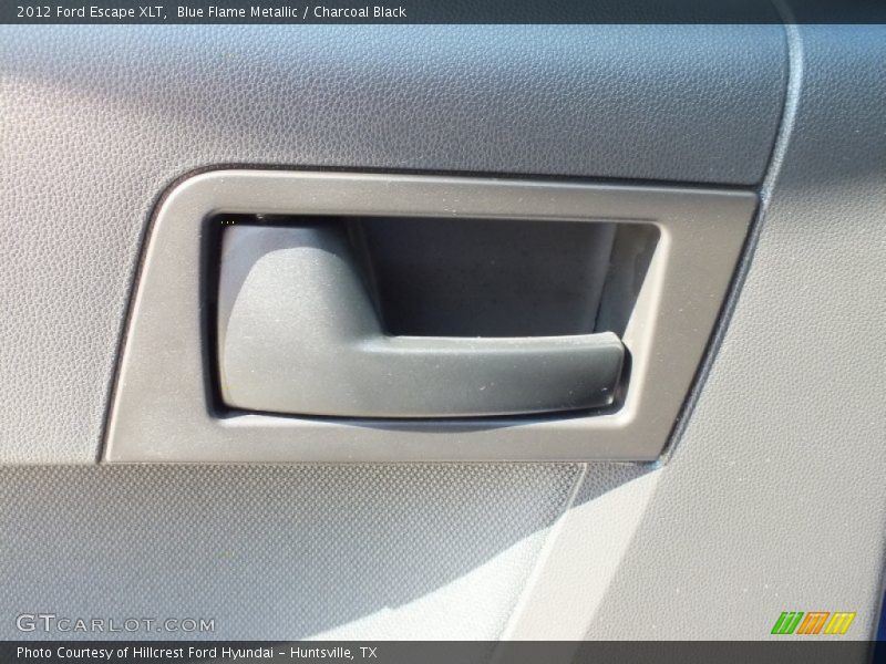 Blue Flame Metallic / Charcoal Black 2012 Ford Escape XLT