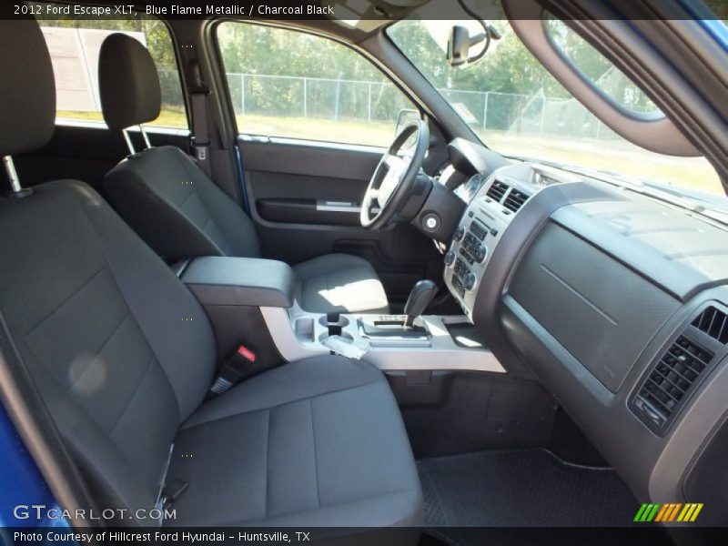 Blue Flame Metallic / Charcoal Black 2012 Ford Escape XLT