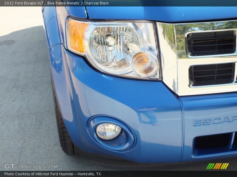 Blue Flame Metallic / Charcoal Black 2012 Ford Escape XLT