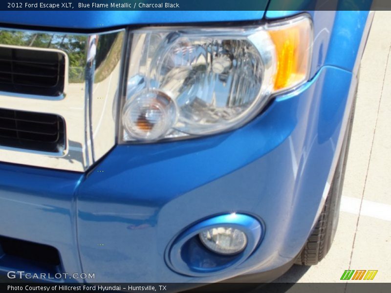 Blue Flame Metallic / Charcoal Black 2012 Ford Escape XLT