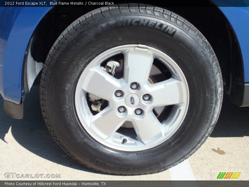 Blue Flame Metallic / Charcoal Black 2012 Ford Escape XLT