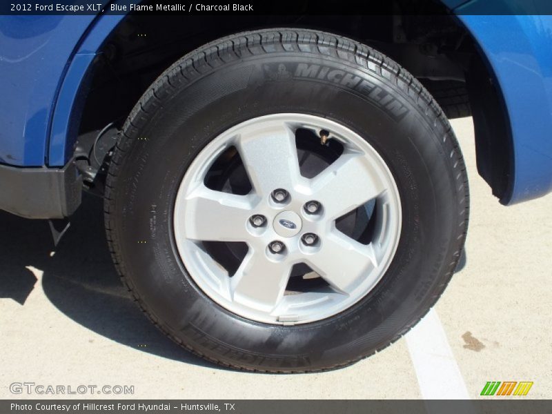 Blue Flame Metallic / Charcoal Black 2012 Ford Escape XLT