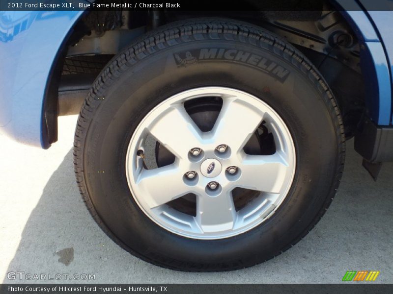 Blue Flame Metallic / Charcoal Black 2012 Ford Escape XLT