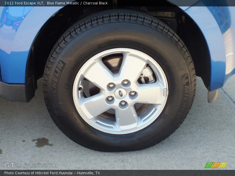 Blue Flame Metallic / Charcoal Black 2012 Ford Escape XLT