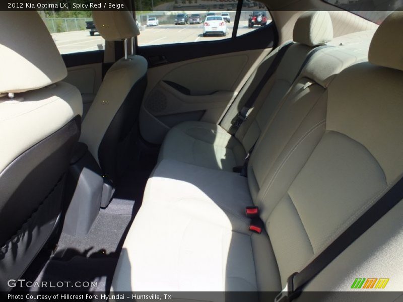 Spicy Red / Beige 2012 Kia Optima LX