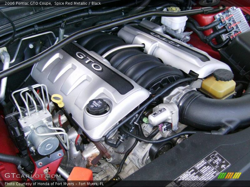 Spice Red Metallic / Black 2006 Pontiac GTO Coupe