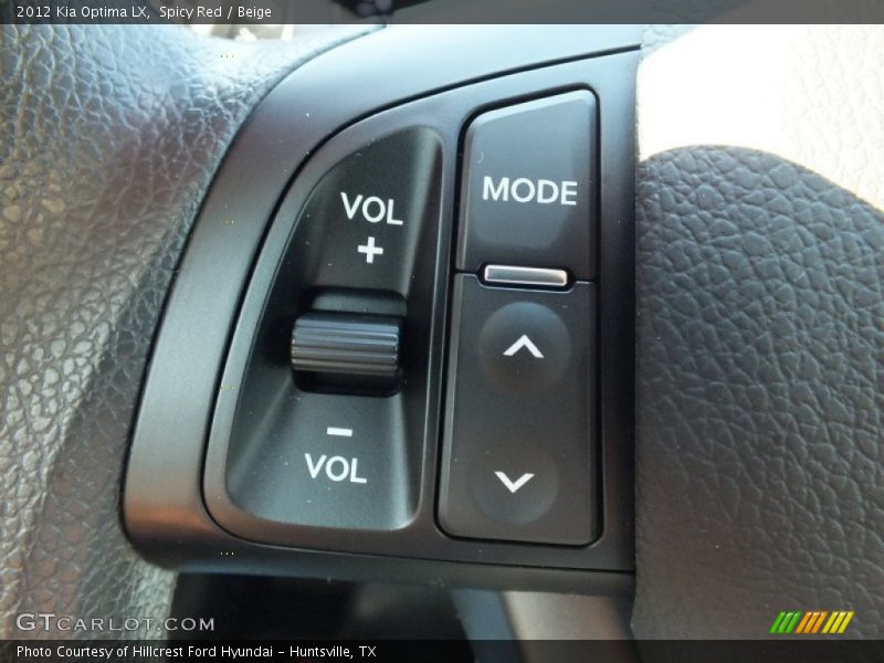 Spicy Red / Beige 2012 Kia Optima LX