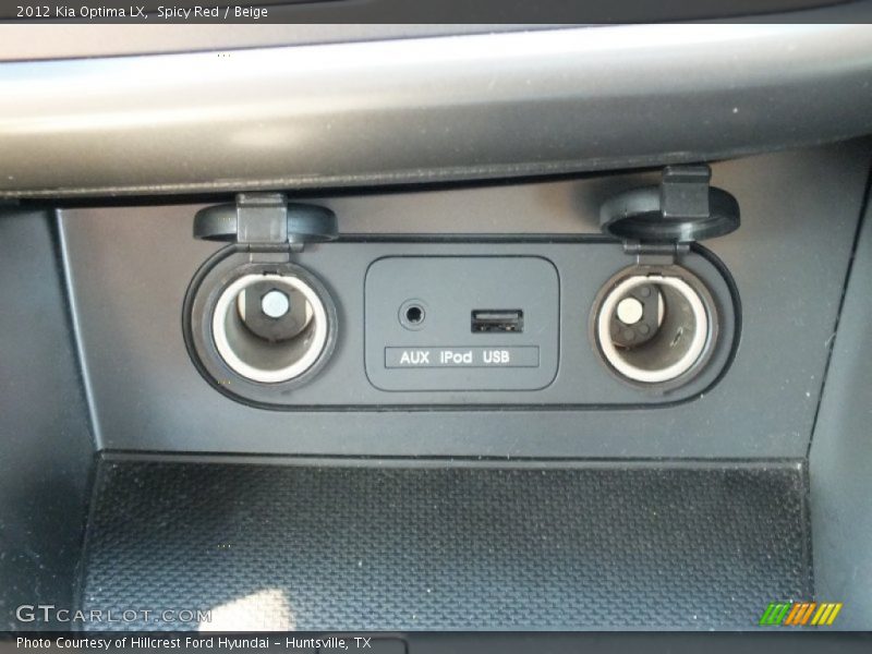 Spicy Red / Beige 2012 Kia Optima LX