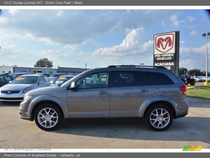 Storm Grey Pearl / Black 2012 Dodge Journey SXT