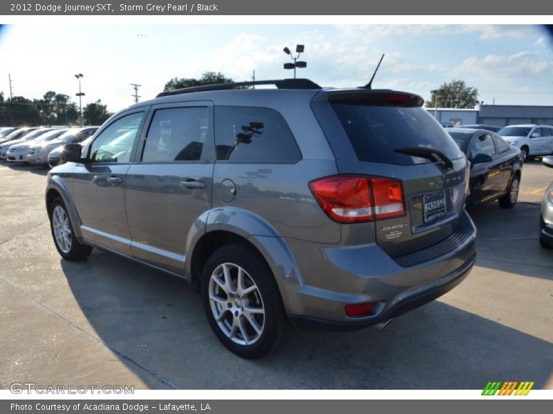 Storm Grey Pearl / Black 2012 Dodge Journey SXT