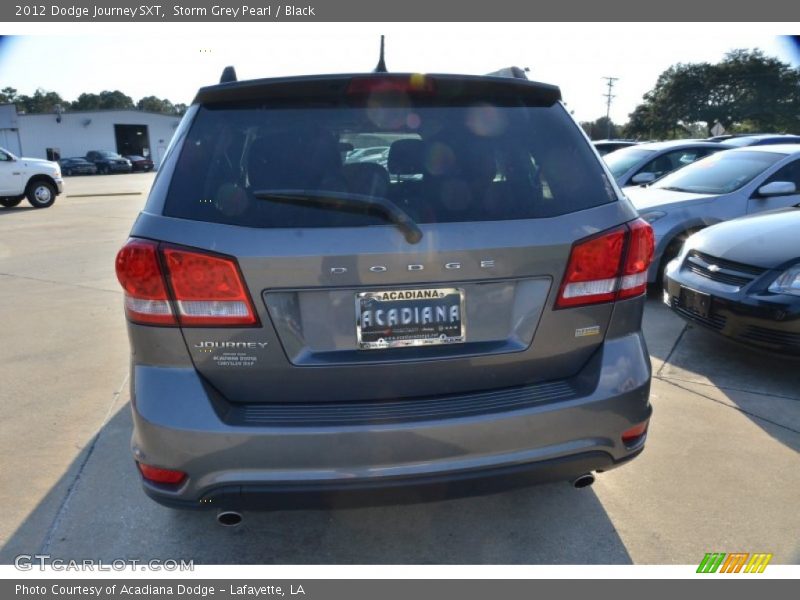 Storm Grey Pearl / Black 2012 Dodge Journey SXT