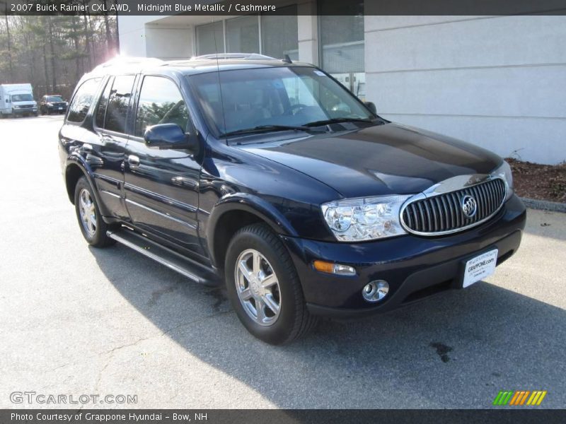 Midnight Blue Metallic / Cashmere 2007 Buick Rainier CXL AWD