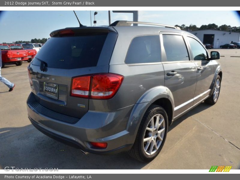 Storm Grey Pearl / Black 2012 Dodge Journey SXT