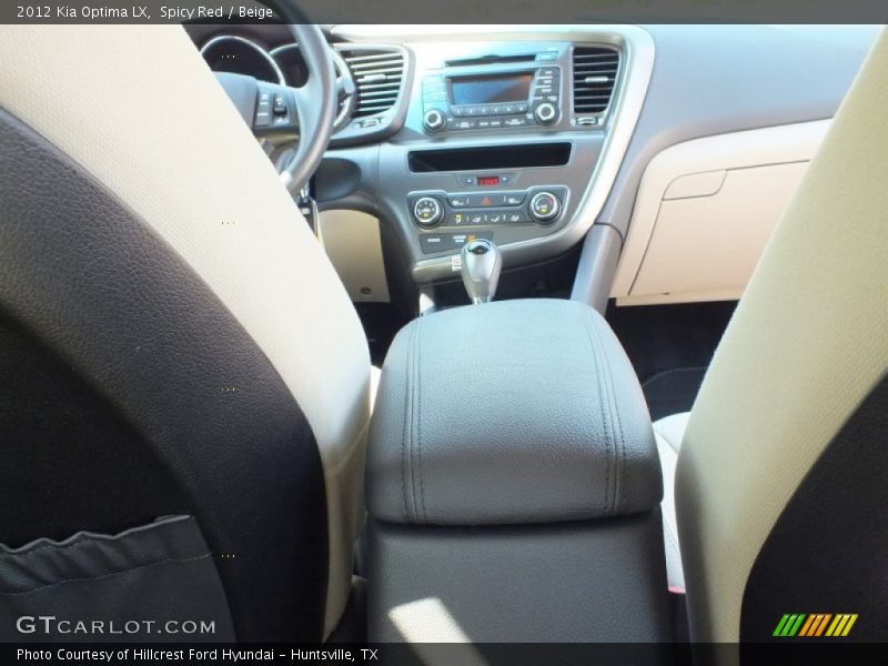 Spicy Red / Beige 2012 Kia Optima LX
