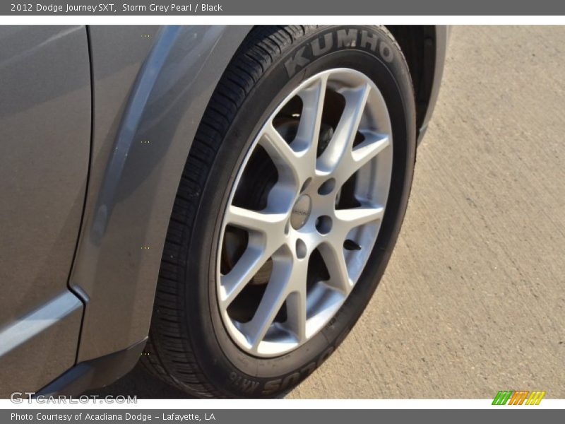 Storm Grey Pearl / Black 2012 Dodge Journey SXT