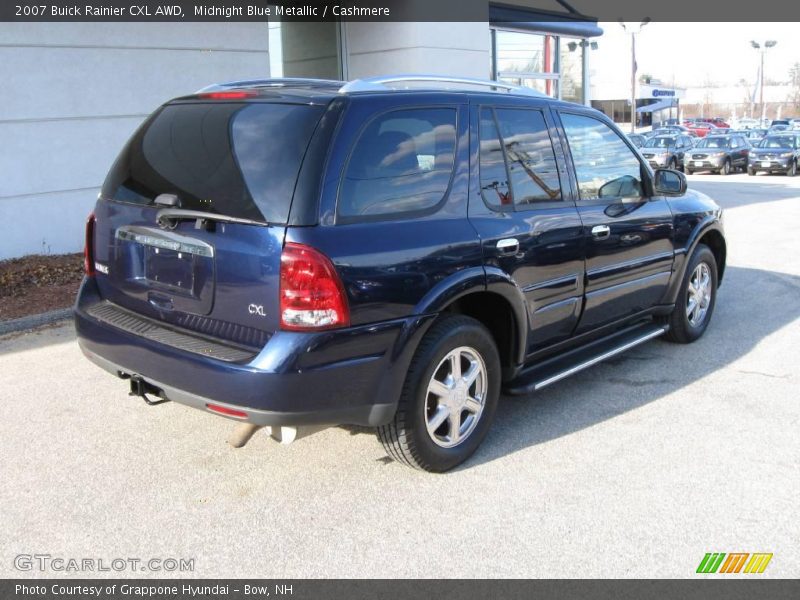 Midnight Blue Metallic / Cashmere 2007 Buick Rainier CXL AWD