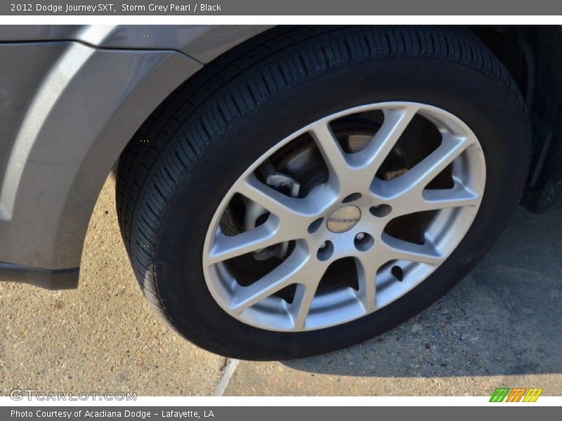 Storm Grey Pearl / Black 2012 Dodge Journey SXT