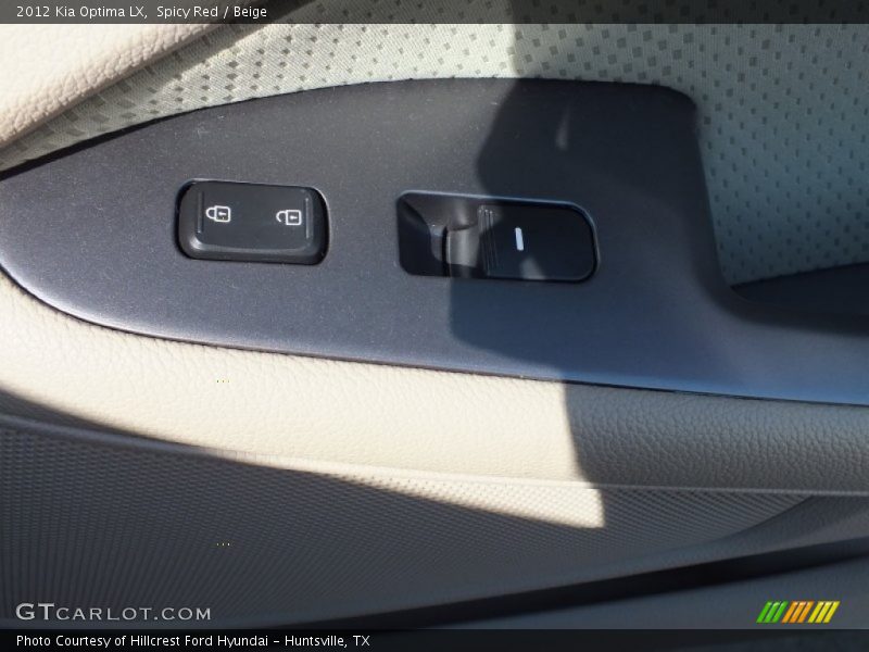Spicy Red / Beige 2012 Kia Optima LX