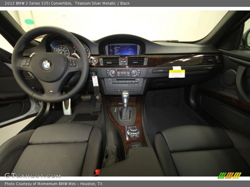 Titanium Silver Metallic / Black 2013 BMW 3 Series 335i Convertible