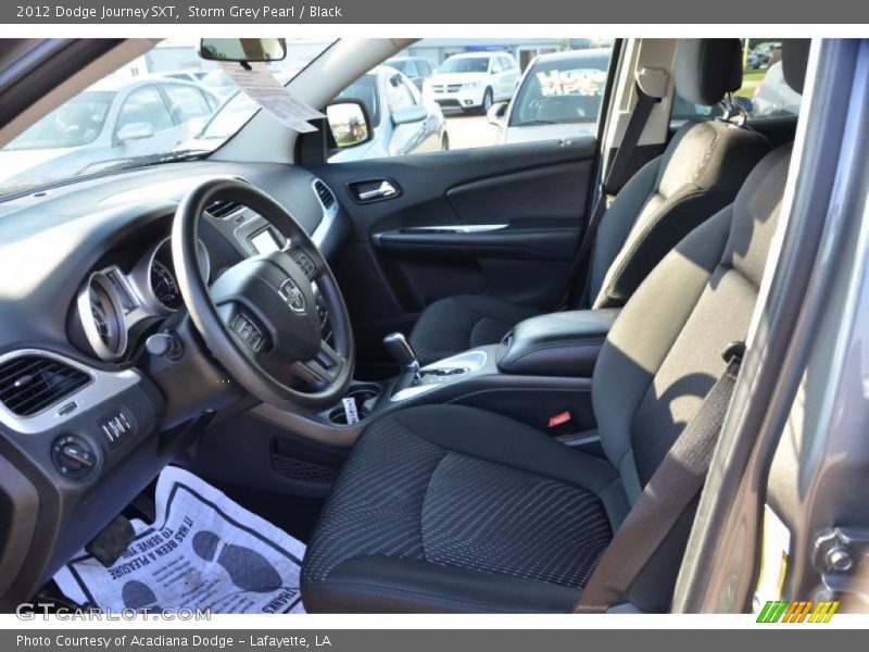 Storm Grey Pearl / Black 2012 Dodge Journey SXT