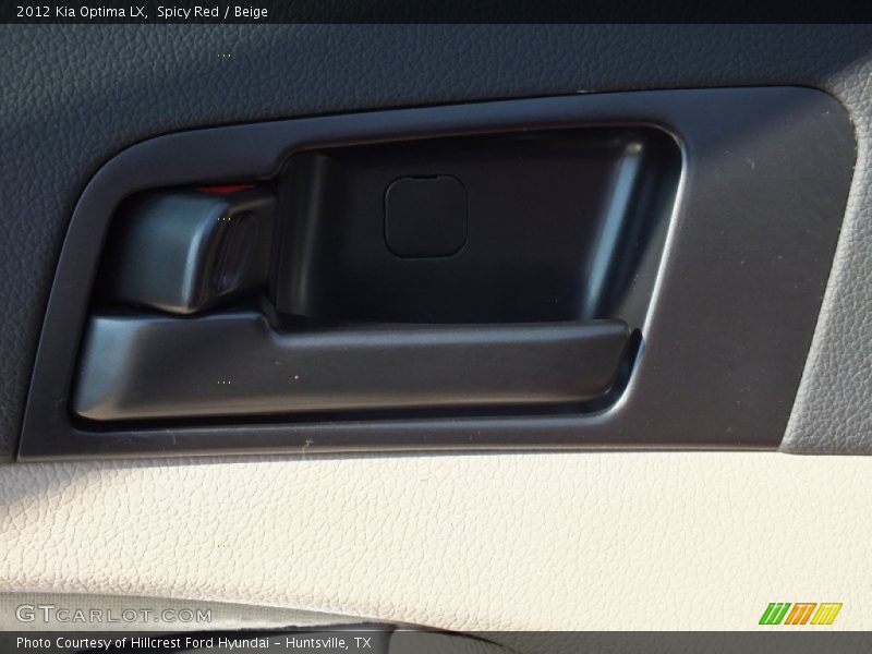 Spicy Red / Beige 2012 Kia Optima LX
