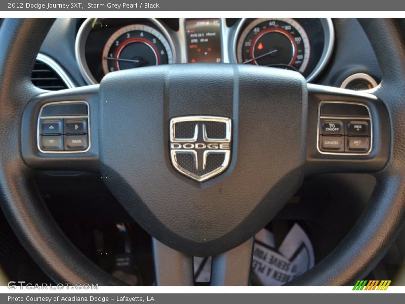 Storm Grey Pearl / Black 2012 Dodge Journey SXT