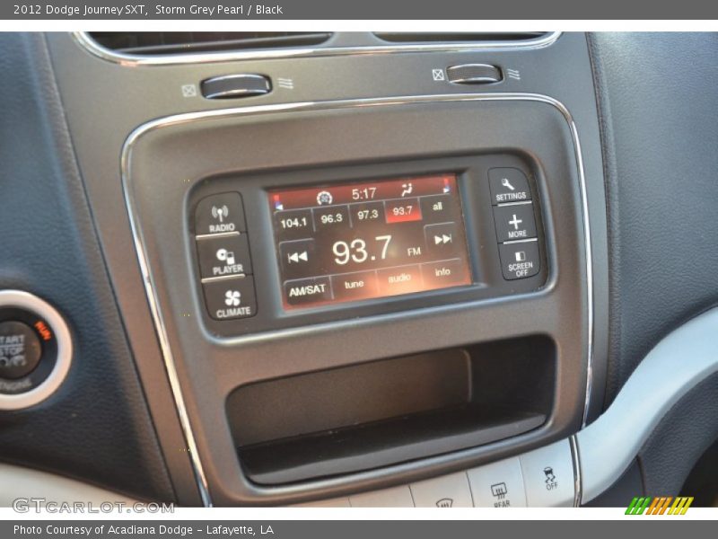 Storm Grey Pearl / Black 2012 Dodge Journey SXT
