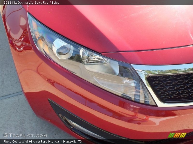 Spicy Red / Beige 2012 Kia Optima LX