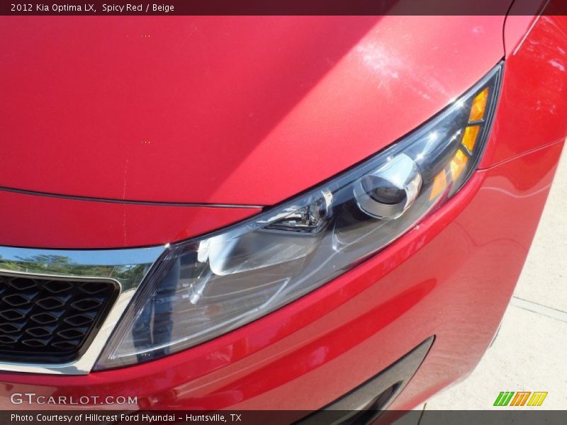 Spicy Red / Beige 2012 Kia Optima LX