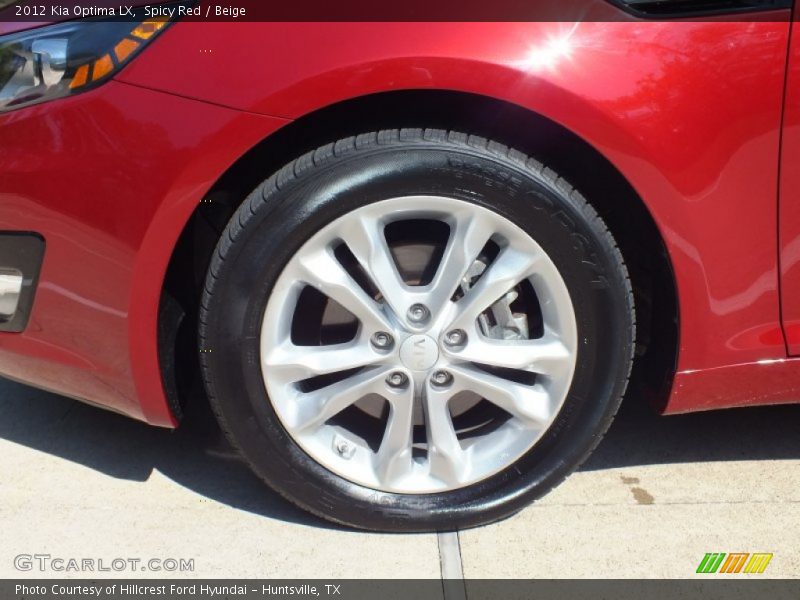 Spicy Red / Beige 2012 Kia Optima LX