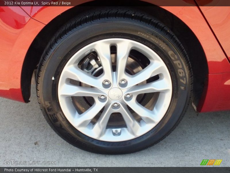 Spicy Red / Beige 2012 Kia Optima LX