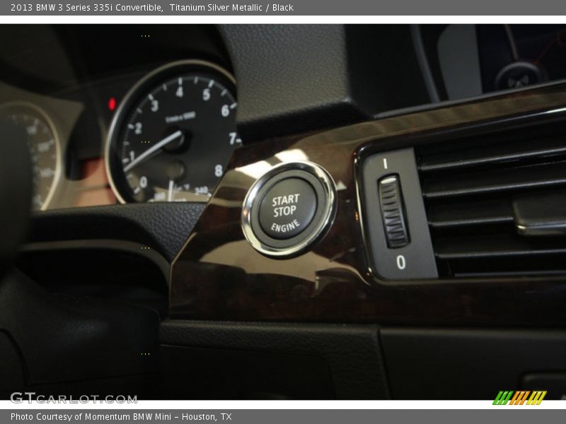 Titanium Silver Metallic / Black 2013 BMW 3 Series 335i Convertible