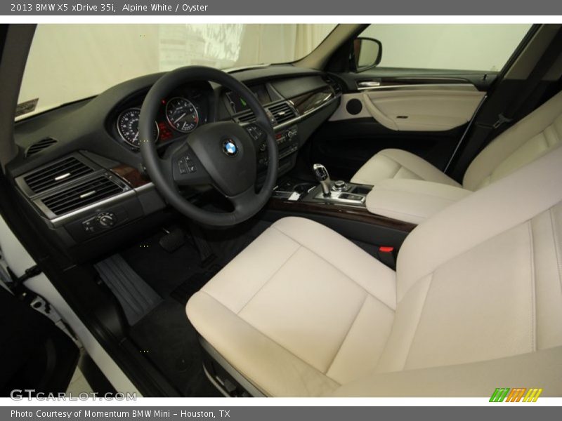 Alpine White / Oyster 2013 BMW X5 xDrive 35i