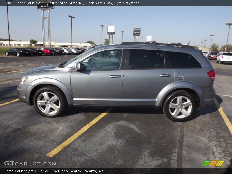 Silver Steel Metallic / Dark Slate Gray/Light Graystone 2009 Dodge Journey SXT