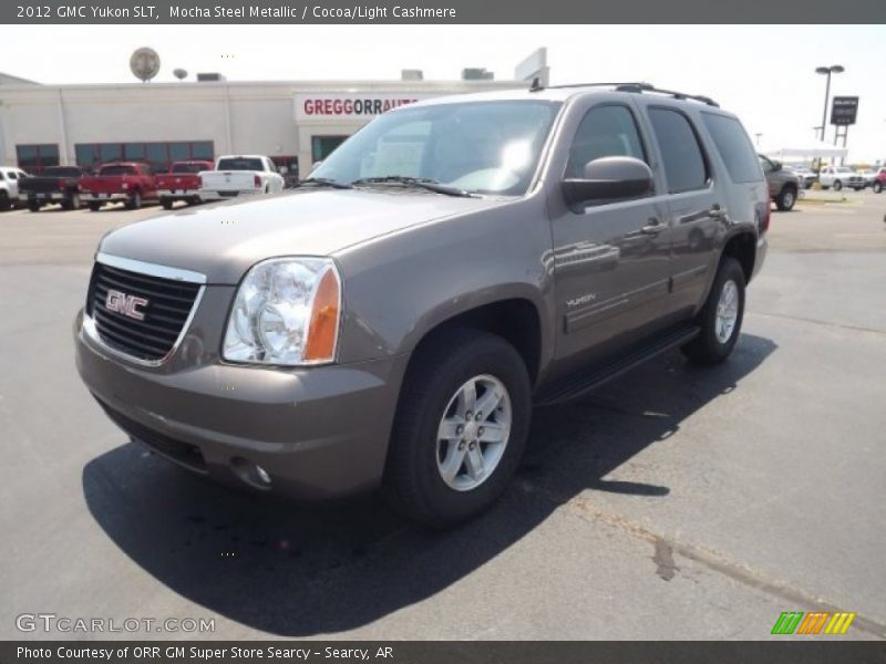 Mocha Steel Metallic / Cocoa/Light Cashmere 2012 GMC Yukon SLT