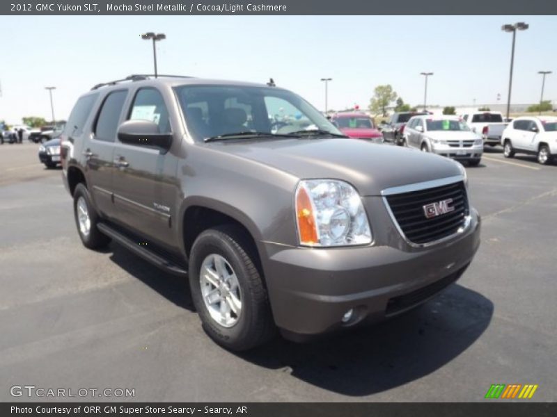 Mocha Steel Metallic / Cocoa/Light Cashmere 2012 GMC Yukon SLT
