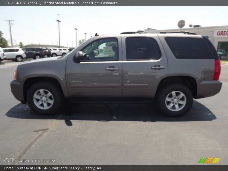Mocha Steel Metallic / Cocoa/Light Cashmere 2012 GMC Yukon SLT