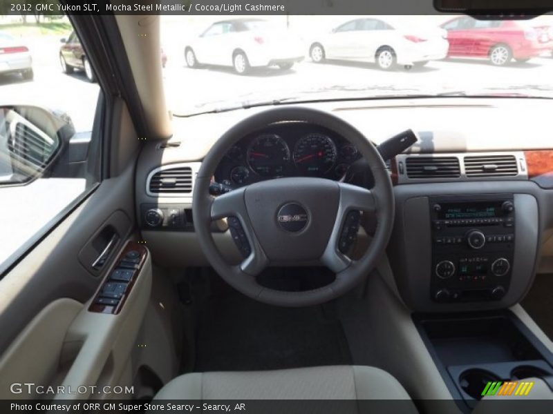 Mocha Steel Metallic / Cocoa/Light Cashmere 2012 GMC Yukon SLT