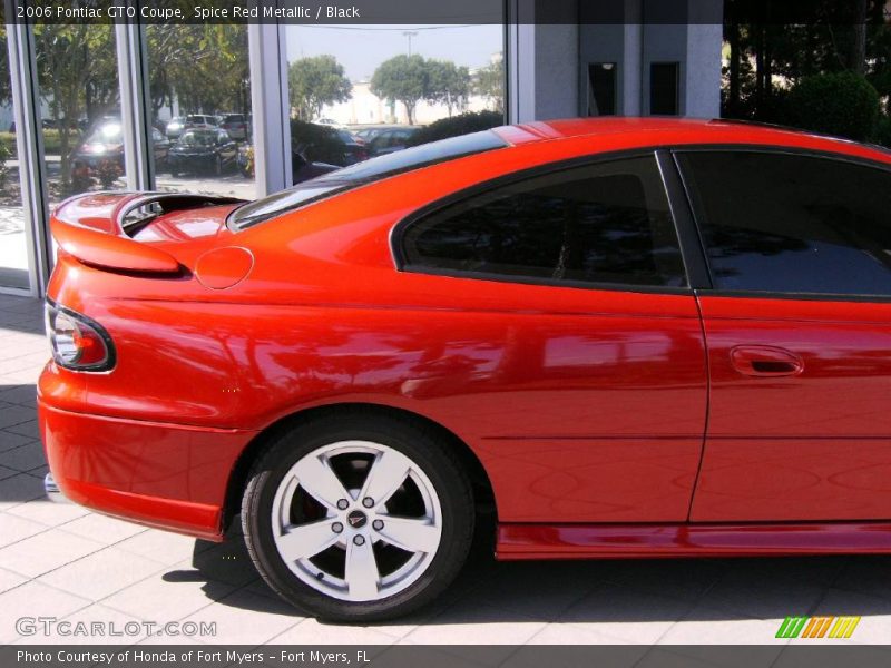 Spice Red Metallic / Black 2006 Pontiac GTO Coupe