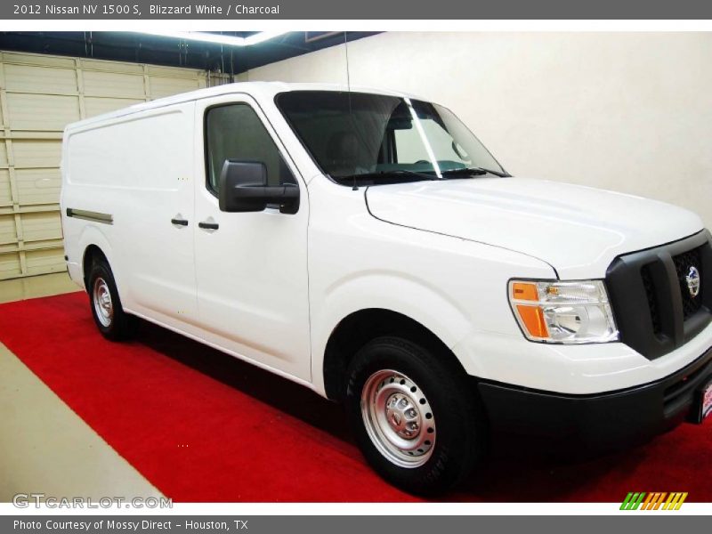 Blizzard White / Charcoal 2012 Nissan NV 1500 S