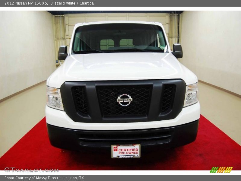 Blizzard White / Charcoal 2012 Nissan NV 1500 S